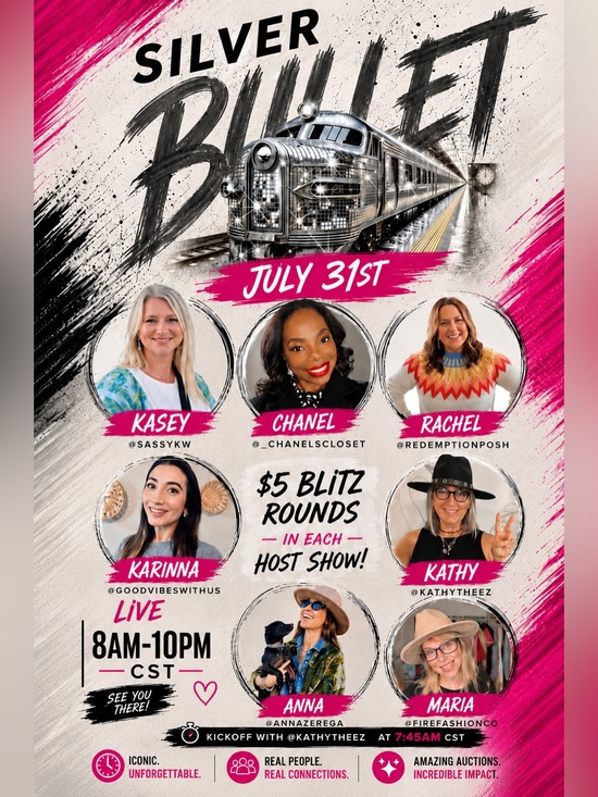 Tops - Official Silver Bullet Train Event!
July 31st  $5 BLITZ in each show!